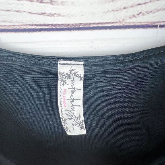 Free People NWT Be Cool Bralette Black Brami Sz Small - Picture 7 of 7